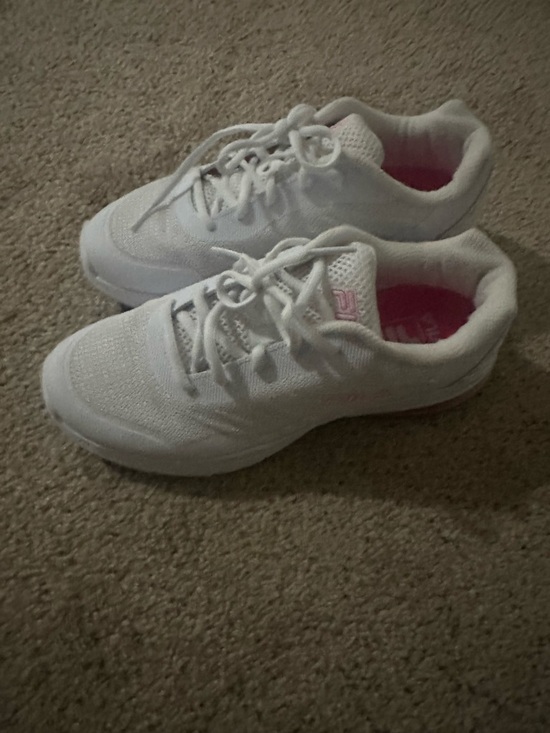 Fila Other - Fila Kids White Sneakers with Pink Lining